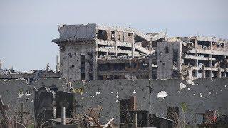 Destroyed Airport of Donetsk, Iversky Monastery, Stratonavtov Street. Vlog