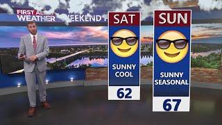 Riley's 6 PM Forecast - Patchy frost possible early Saturday and Sunday