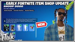 *NEW* TWO SNOOP DOGG SKINS! Early Fortnite Item Shop Reset (Fortnite Chapter 5)