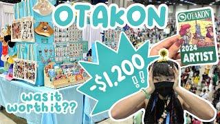 $1.2K for a table?  was it worth it $$$? | Otakon   ARTIST ALLEY VLOG