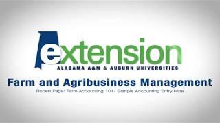 Farm Accounting 101 - Sample Accounting Entry Nine: Recording Contract Poultry Sales Bank Deposit