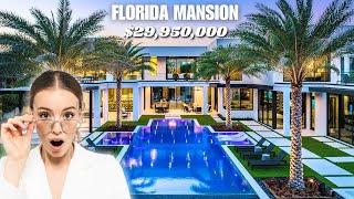 Tour a $29.95M Luxury Mansion in Boca Raton, Florida |  Luxury Houses - American Homes