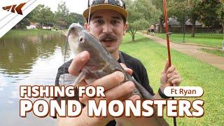 Fishing For Pond Monsters With KastKing Combos | Ft. Ryan Rigged