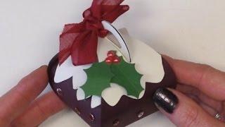 Christmas Pudding made from the Stampin' Up! UK Curvy Keepsake Box Die