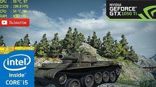 World of Tanks | GTX 1050 Ti | i5-7400 | 1080p | Gameplay