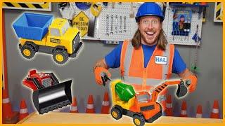 Toy Trucks with Handyman Hal | Build fun toy trucks | Dump Trucks for kids