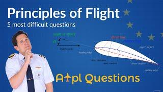 TOUGHEST 5 Principles of Flight questions from EASA ATPL Questions database! Captain Joe & Fabi