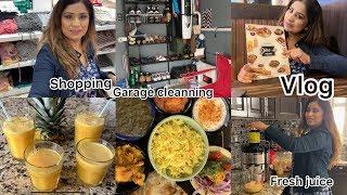 My Garage Cleaning | How To Make Fresh Juice At Home |Shopping Haul | Dinner With Family |