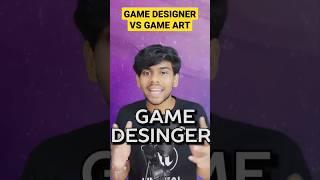 Game Designer is NOT a Game Artist 