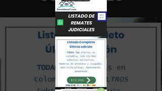 remate judicial #rematesmil #inversiones #emprendedor #dinero #dinero #remates #ganardinero