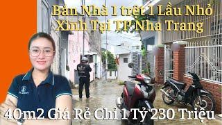 [Đã Bán Tập 140] Bán Nhà 1 Trệt 1 Lầu Nhỏ Xinh Trung Tâm TP Nha Trang Khánh Hòa Gía Rẻ