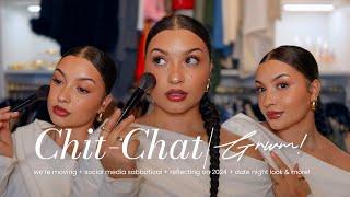 CHIT CHAT GRWM| we’re moving! + social media sabbatical + reflecting on 2024 +date night look & more