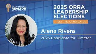 2025 ORRA Director Candidate: Alena Rivera