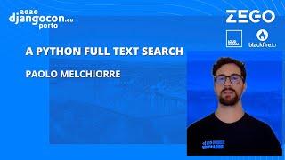 DjangoCon 2020 | A Pythonic Full-Text Search - Paolo Melchiorre