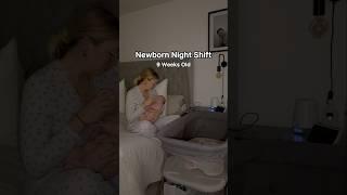 Newborn Nights  9 weeks old  #shorts #newborn #newbornbaby #postpartum #newbornnights