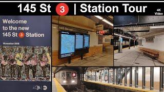 ⁴ᴷ Subway Tour | Re-built 145 St (3) on Re-Opening Day