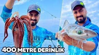 We caught monster fish from 400 meters deep!!