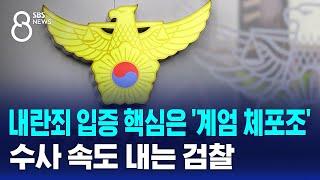 내란죄 입증 핵심은 '계엄 체포조'…수사 속도 내는 검찰 / SBS 8뉴스