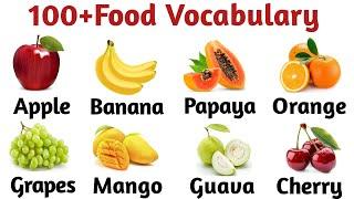 100+Food & Vegetables Vocabulary | Food & Grains & Vegetable Vocabulary | Common Words In English