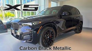 NEW ARRIVAL! 2026 BMW X5 xDrive40i Carbon Black Metallic on Individual Tartufo #bmw #x5 #g05