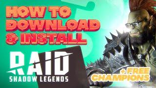 How to Play Download & Install Raid Shadow Legends on PC and Mobile in 2023? + Raid promo code