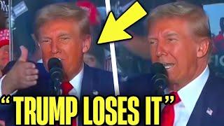 Trump ABRUPTLY STOPS Speech After HUMILIATING MOMENT!