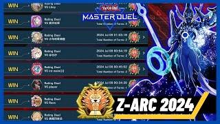 MASTER 1 (07/07/2024) Z-ARC PENDULUM gameplay! - Yu-Gi-Oh! Master Duel- 2024 [Ranked]