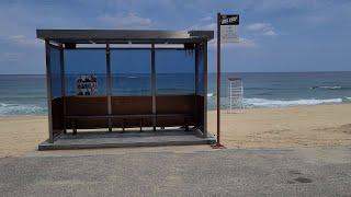 [4K] BTS Bus Stop in Jumunjin Beach, Gangneung, South Korea