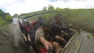 УАЗ. Машина без крыши.КАБРИОЛЕТ (off-road 4x4, Slow motion) танки грязи не боятся