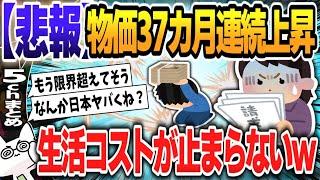 【５ｃｈスレまとめ】37カ月連続で物価が上昇　コメも44.7％上昇で49年ぶりの上げ幅に　上昇品目数は522品目中394と拡大 【ゆっくり】