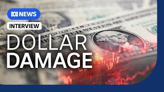 US dollar hammered by Trump's trade policies and recession fears | The Business | ABC News