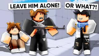 My Friend Got BULLIED, So I 1v1'd The BULLY.. (Roblox Rivals)