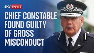 Nick Adderley: Chief constable of Northamptonshire Police found guilty of gross misconduct