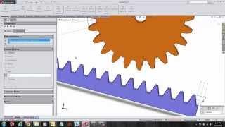SOLIDWORKS - Rack and Pinion