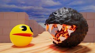 Pacman Vs Lava Monster (Level 10)