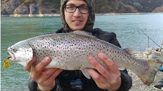 TROFE ALABALIK YAKALADIK - ATÇEK / CATCHING GIANT TROUT