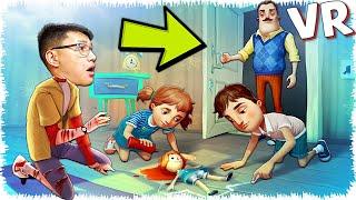 Сәлем көрші бізді қамап жібермей отыр (Hello Neighbor VR) #3