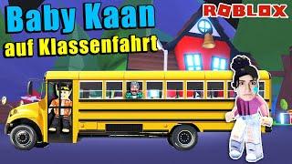 BABY KAAN GEHT AUF KLASSENFAHRT! Mama Dania ist traurig! [Roblox Deutsch]