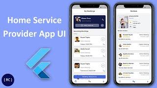 Home Service Finder Provider App UI in Flutter | Urban Company Clone Flutter