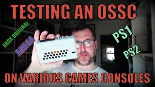 Trying An OSSC Open Scan Convertor On Various Games Consoles & Commodore Amiga Ps1 Ps2 Xbox Original