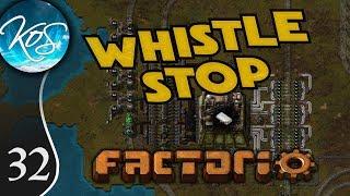 Whistle Stop Factorio Ep 32: SULFURIC ACID TRAIN FUN - Mod Spotlight, Let's Play, Gameplay