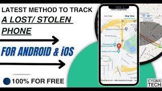 How To Track A Lost Android Phone Using Advance Tracking | Latest Method To Track Lost Apple Device