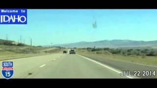 Idaho Falls ID to Ogden UT Time Lapse Drive 2014