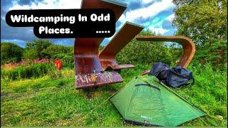 WILDCAMP IN A STRANGE LOCATION| BIKEPACKING| UNUSUAL SPOT | DUOTTS C-29