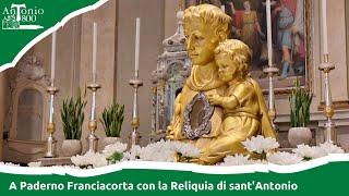 A Paderno Franciacorta con la Reliquia di sant'Antonio