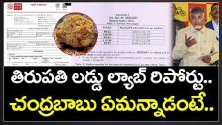 Chandrababu Reaction to Lab Report On Tirupati Laddu : PDTV News