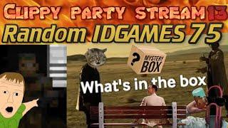 Clippy Party Stream 13: Random IDGAMES 75 - LIVE! Random maps, guests and more? Merry Clipmas! hi