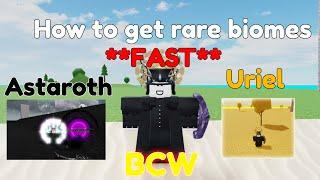 How to get Rare Biomes Fast in Balanced Craftwars Overhaul! | Roblox BCWO #roblox #bcw