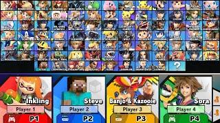 Super Smash Bros. Ultimate - All Characters