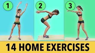 14 Stay At Home Exercises - Workout At Home